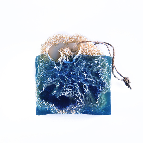 LOOFA-HANGING-BLUE-2 HANGING LOOFA SOAP | 110gr