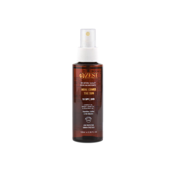 HERE COMES THE SUN 10 SPF | Φυσικό Λάδι Μαυρίσματος | 100ml
